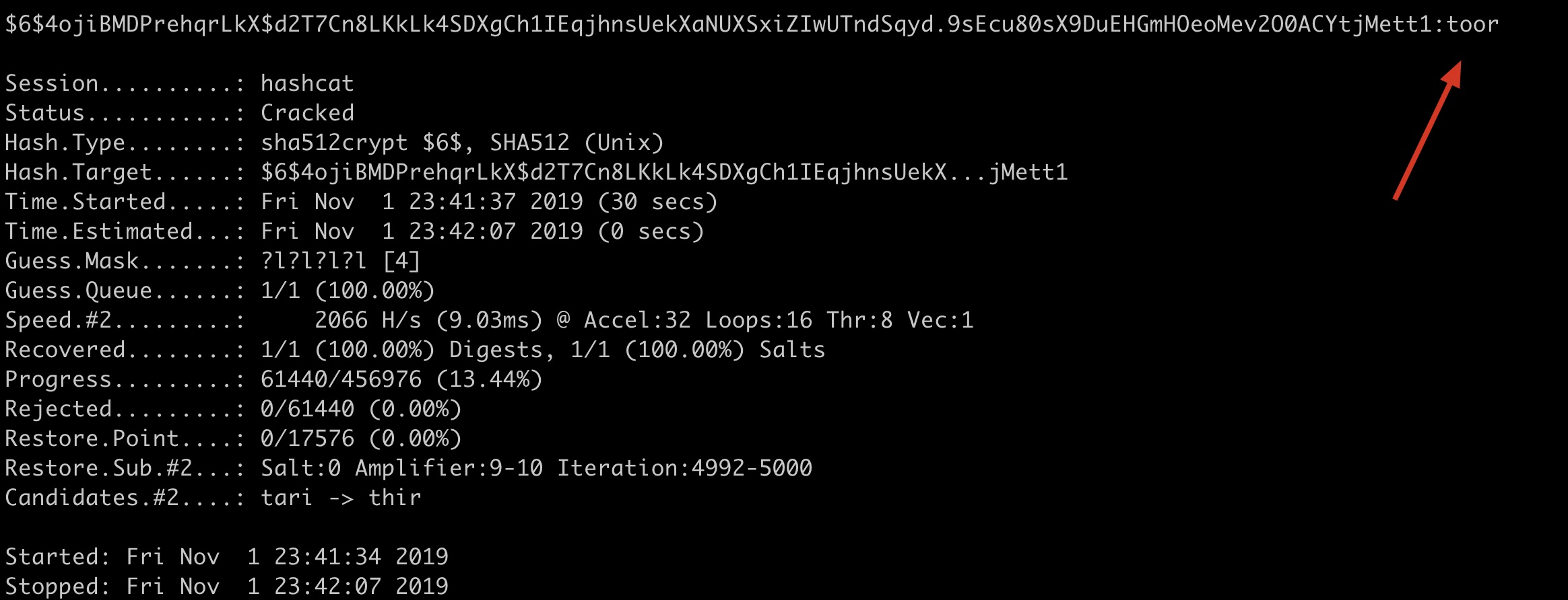 Hashcat 是一款密码爆破神器，信息安全必备工具之一，特此收藏此文章记录总结